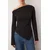 Trendyol Milla ženska bluza Twoaw24Bz00393, Crna-Crna