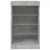 Komoda s LED svjetlima siva boja betona 41x37x67 cm