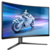 Gejming monitor PHILIPS 32M2C5500W/00 31.5/VA,zakrivljen/2560x1440/240Hz/1ms GtG/HDMIx2,DPx2,USB/freesync