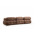 ATELIER DEL SOFA Fotelja Bubble L1 Brown Bouclette