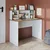 Hanah Home 2636 radni sto 100 × 105,8 × 55 cm, atlantski bor / bela