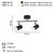 Opviq Luster Lume-70-12, O5,5, 11cm, IP20 Zlatno-crne boje
