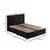 Hanah Home Bračni krevet sa prostorom za odlaganje Ela Double 160x38x200cm Crni