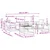 Set vanjskih sofa 6 pcs Prirodna i svjetlosiva Poliester