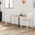 Trpezarijske stolice 2 pcs Bijelo 43 x 54 x 89 cm