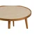 Hanah Home klub sto Polen 80, 80 cm, orah / travertin