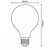 LED sijalica FILAMENT G95 E27/13W/230V 4000K