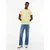 Tommy Jeans Majica temno modra/pastelno rumena/rdeča