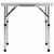 SHUMEE zložljiva miza za kampiranje iz aluminija (60x45cm)