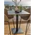 Linnea Bistro sto, 65x65 cm, crni