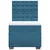 Box spring krevet s madracem plavi 90x200 cm baršunasti