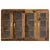 vidaXL vidaXL Stenski kabinet Set 2 Rjava Trden les 139 x 34 x 90 cm Bife, (22094297)