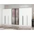 Hanah Home ormar sa reflektujućim staklom Nisa 20609, 360 cm, beli