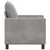 Sofa Svjetlosiva 76 x 81 x 87,5 cm Baršun