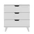 HANAH HOME Komoda Valencia 3 White