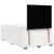 Vidaxl Box spring postelja z vzmetnico bel 120x190 cm umetno usnje