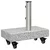 Baza za suncobran Sivi 45 x 25 x 45 cm Granit