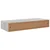 Zidna polica s ladicom siva boja betona 60 x 23,5 x 10 cm MDF