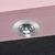 VIDAXL samostoječa omarica za nakit z LED svetilko in ogledalom, roza