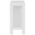 vidaXL Barska miza s polico 110x50x103 cm bela