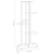 Stalak za cvijeće s 5 razina 43 x 22 x 98 cm bijeli metalni