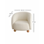 ATELIER DEL SOFA Fotelja Slon White