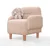 ATELIER DEL SOFA Dečija krilna stolica Cobie Teddy Powder