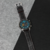 Narukvica elegant relief kozna za smart watch 22mm crna