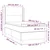 vidaXL Box spring postelja z vzmetnico temno rjava 100x200 cm blago