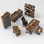 Hanah Home Kancelarijski set Braon