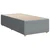 Vidaxl Box spring postelja z vzmetnico svetlo siva 90x190 cm blago