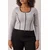 Trendyol Curve Ženska bluza Tbbaw26Af00041, Siva