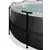 EXIT Toys Frame Pool O 488 x 122 cm - Black Leather Style