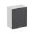 Hanah Home kuhinjski element Minar 7996, 60 cm, beli / antracit