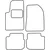 Textile car mats Lancia Delta 2008-2014