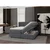 Boxspring Krevet Elodie 160/200 cm , grafitno siva