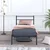 HANAH HOME Krevet Basic Black 90 x 190