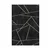Hanah home Tepih 100x150cm Crni