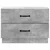 Noćni ormar Betonska siva 62 x 34,5 x 44,5 cm Konstruirano drvo