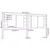Vidaxl Vzglavje 141x4x100 cm trdna borovina