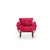 Atelier del Sofa Fotelja Nitta 95x85x70cm Bordo