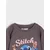 Sinsay - Dukserica sa ukrasnim šljokicama Stitch - antracit