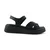 Mona Shoes Ženske sandale, Soft uložak, Kožne, Crne