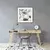 Decormat Podloga za stol Black and white pattern 140x100 cm 2 cm