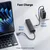 UGREEN USB Hub 6 in 1 USB-C, USB, HDMI, Ethernet Hub sivi