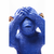 Meblo Trade Kasica Monkey Mizaru Blue 23,5x24,5x35h cm