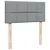 Vidaxl Box spring postelja z vzmetnico svetlo siva 90x190 cm blago