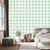 Tapeta Basic Retro Checkered White and Mint 50x1000 cm