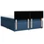 Vidaxl Box spring postelja z vzmetnico modra 180x200 cm blago