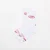 Nogavice Footshop Basic Crew Socks 3-Pack White (Red Logo) 36-38